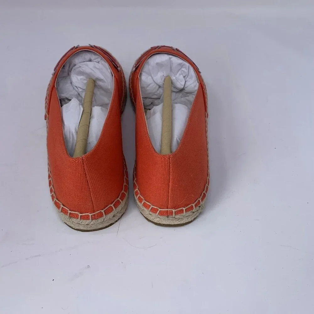 Kate Spade Grenada Glasses Espadrille Flats Women's 5.5 Tamarillo‎ Slip On S0567